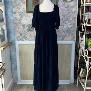 XXL Women's Navy Blue Long Dress by Kara & Kate -New with Tag-